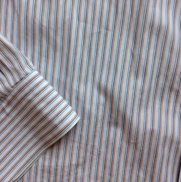 ERMENEGILDO ZEGNA Mens Portofino Striped Shirt XL - Picture 6 of 6